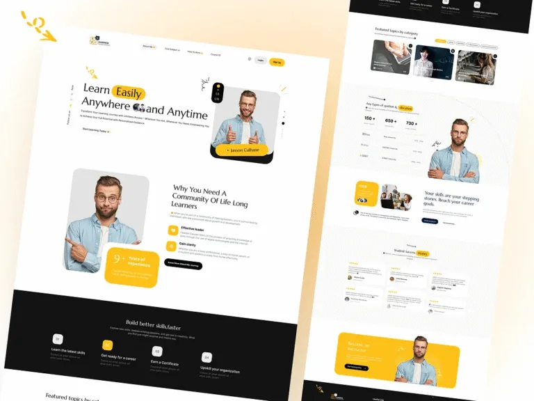 saas homepage